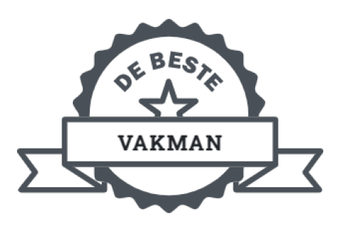 Het logo van de Beste Vakman, uw loodgieter voor in Nijmegen